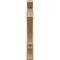Ekena Millwork 5 1/2-in W x 40-in D x 40-in H Balboa Slat Rough Cedar Woodgrain TimberThane Outlooker, Primed Tan OUTUR055X40X40BOA24RCPR - alternate 5